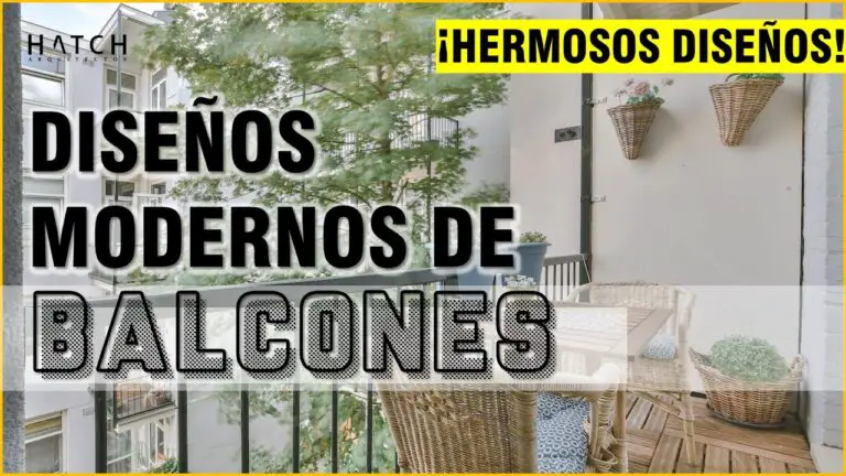 ▷ Modelos de balcones modernos | Actualizado mayo 2023